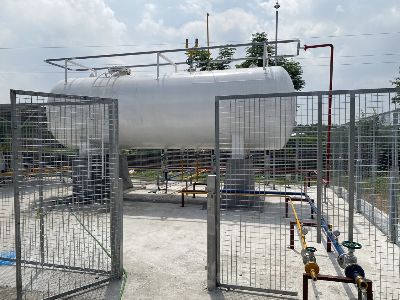 Lắp đặt bồn trạm gas tại KCN Tràng Duệ