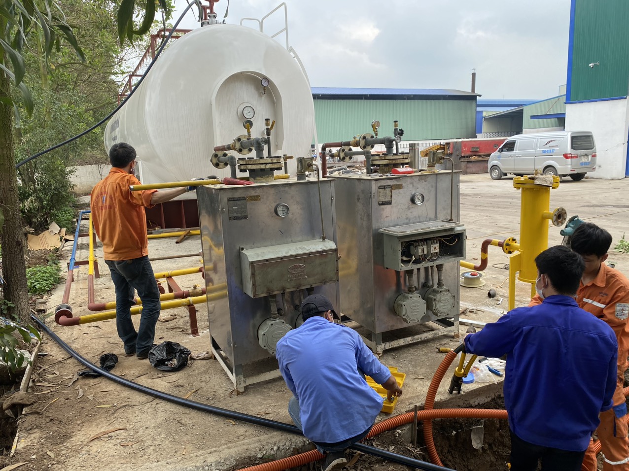Dịch vụ bảo trì, thay mới hệ thống gas tại Vĩnh Phúc