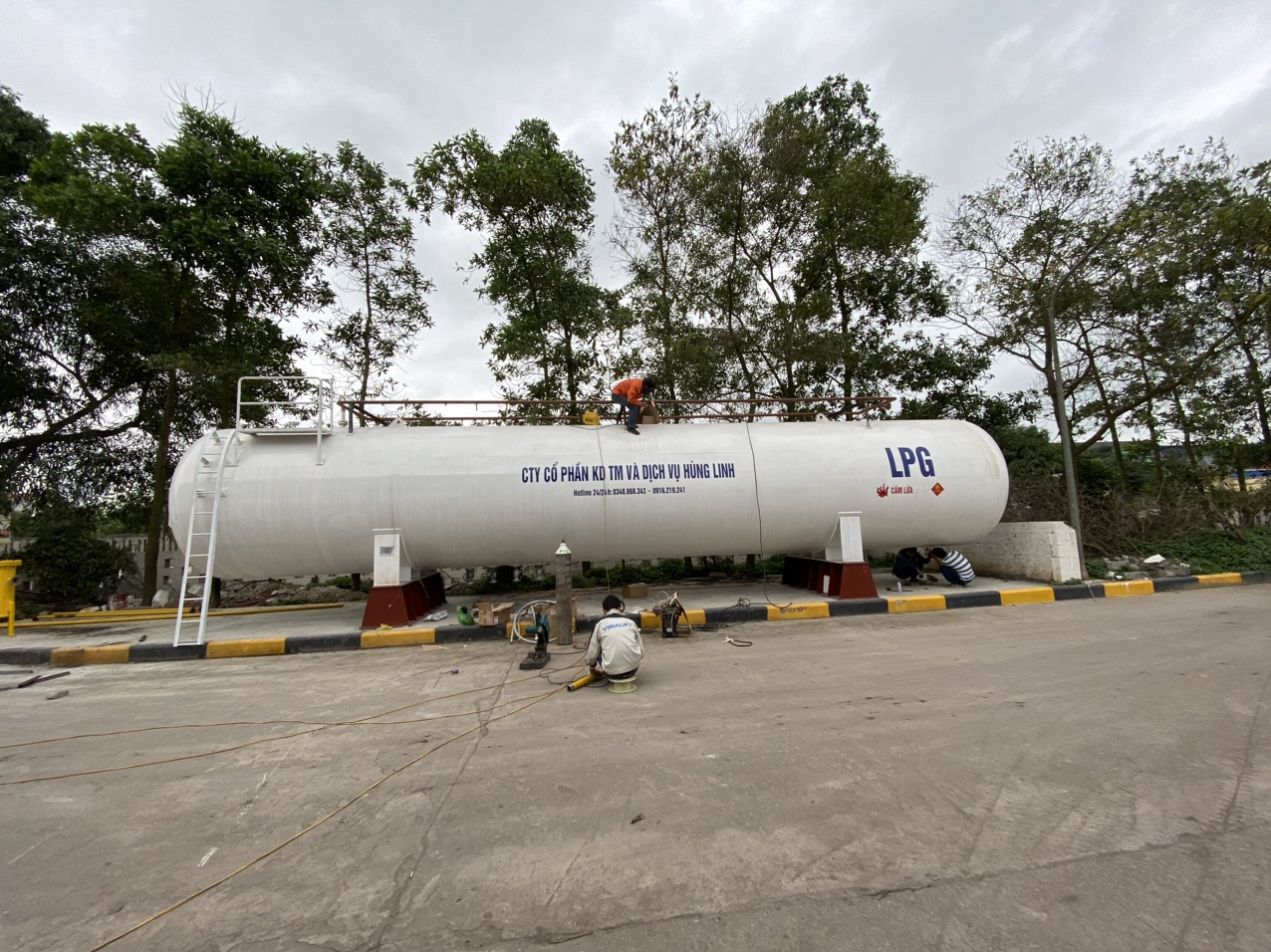 Thiết kế bồn gas LPG tại Bình Phước