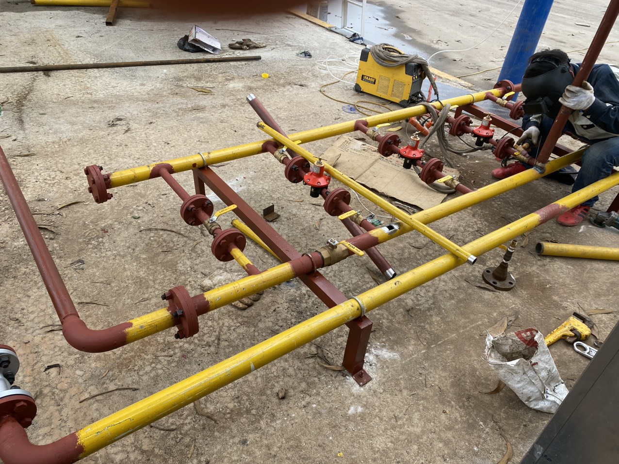 Sửa chữa, thay thế thiết bị bồn trạm gas – Hùng Linh Gas