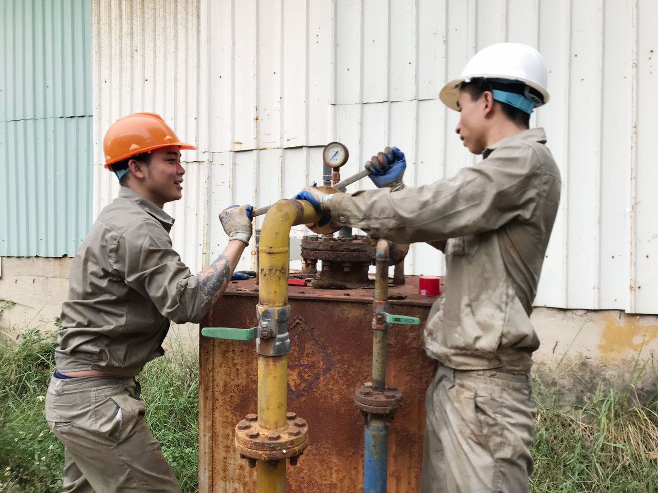 Sửa chữa bồn trạm gas công nghiệp tại Quảng Trị