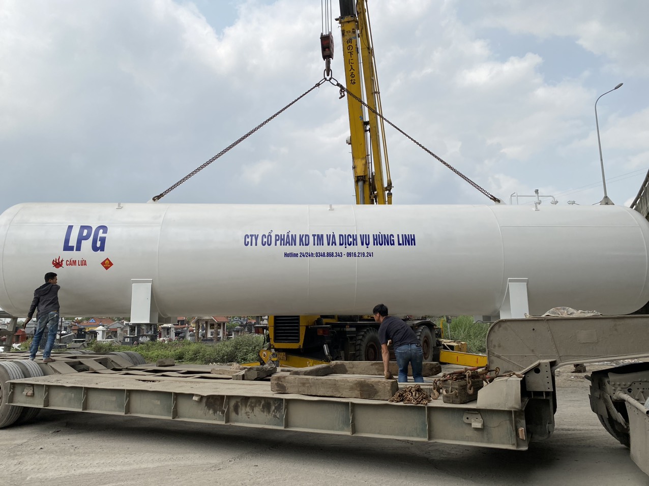 Đơn vị thi công bồn trạm gas uy tín Thái Bình
