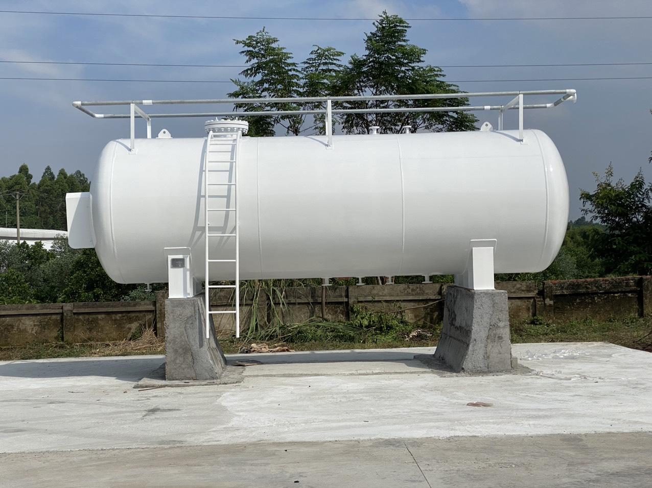 Lắp đặt bồn trạm gas LPG 20 tấn tại Lạng Sơn