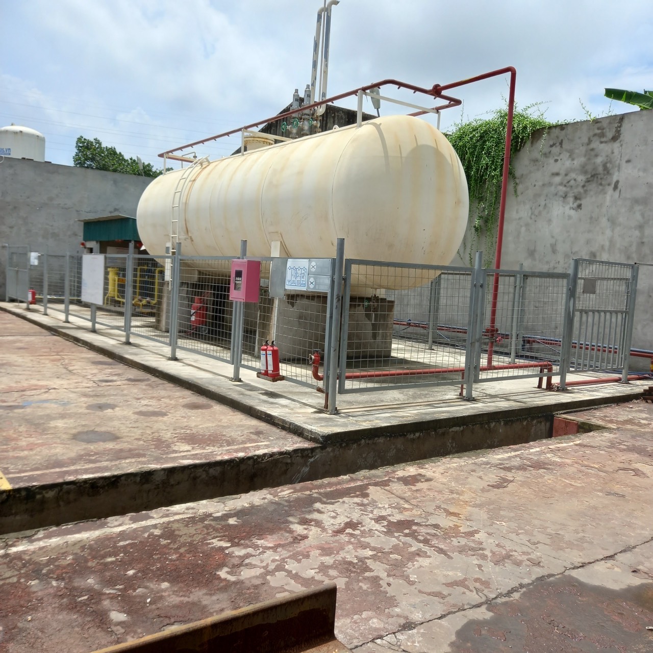 Thi công trạm gas trung tâm Bình Định