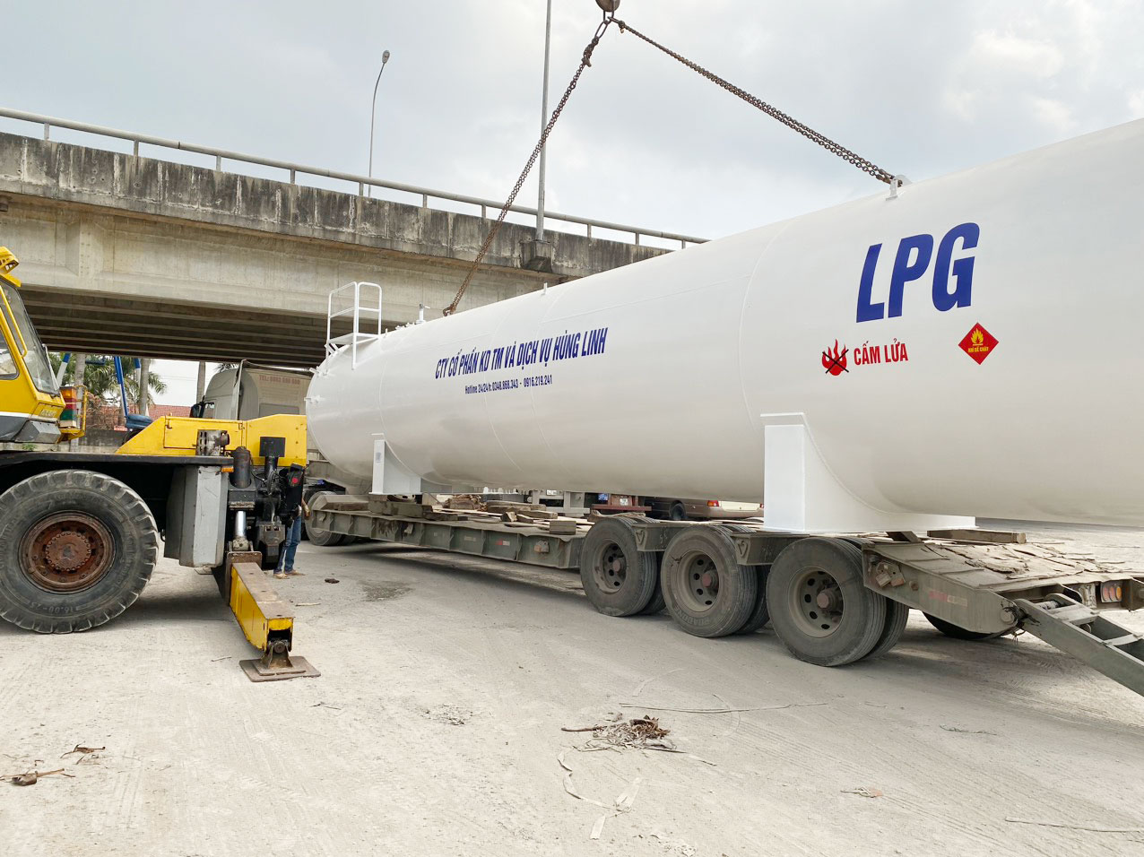 Lắp đặt bồn trạm gas tại Cao Bằng