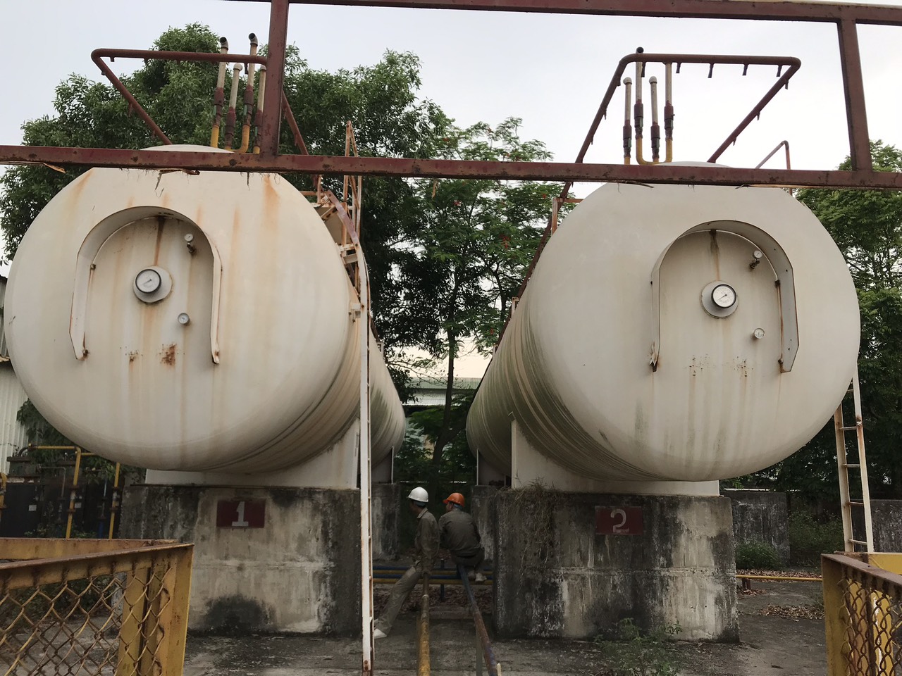 Xây dựng hệ thống gas công nghiệp tại Vĩnh Phúc