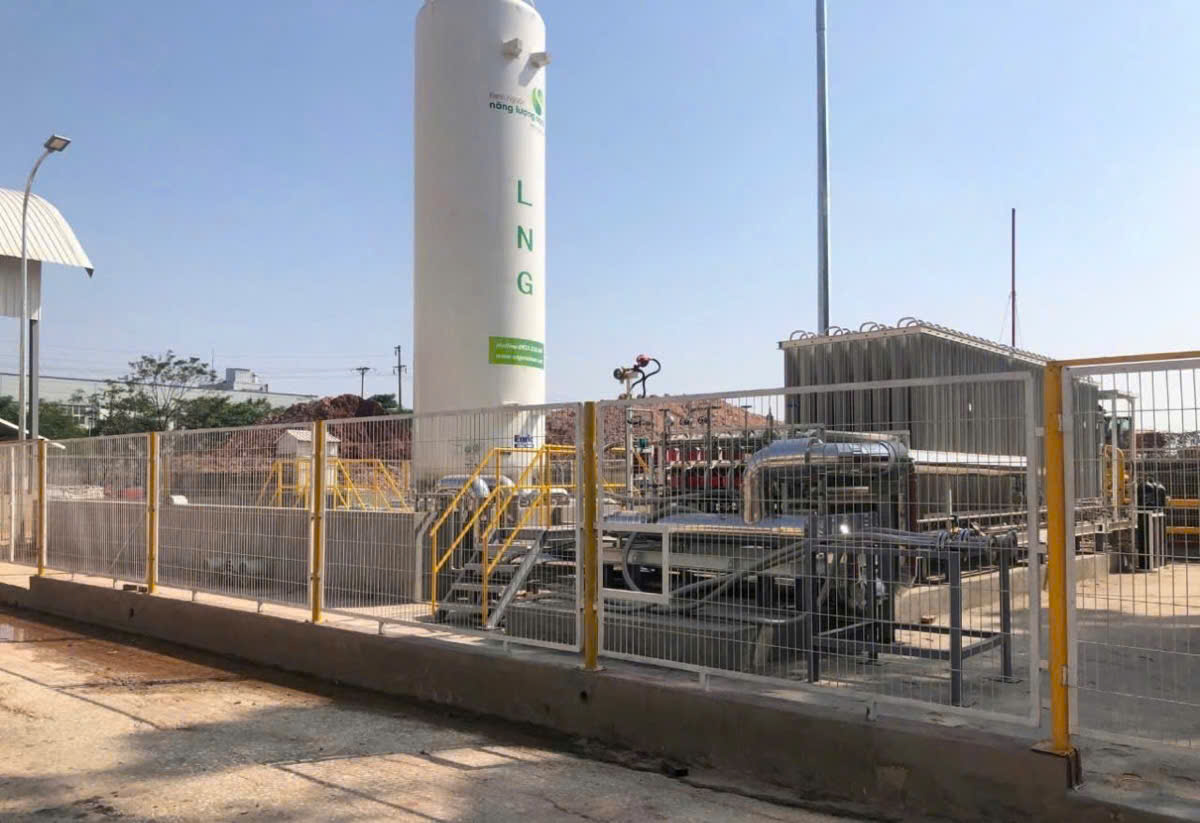 Cung cấp khí gas LNG tại khu nhà xưởng Hải Thành