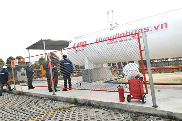 Sửa chữa bảo trì hệ thống gas công nghiệp tại KCN An Dương