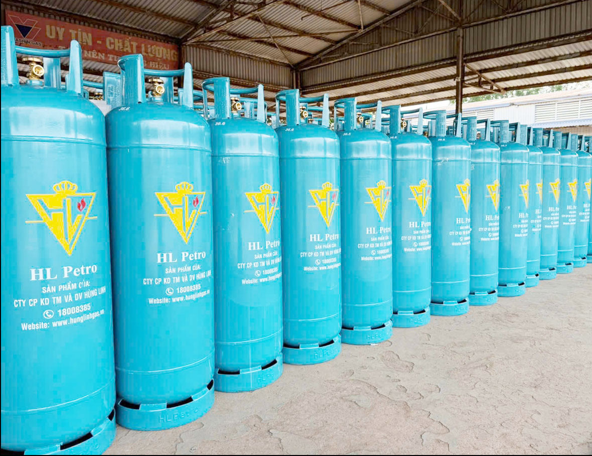 Sản xuất và phân phối bình gas công nghiệp Petro 45kg 1 van