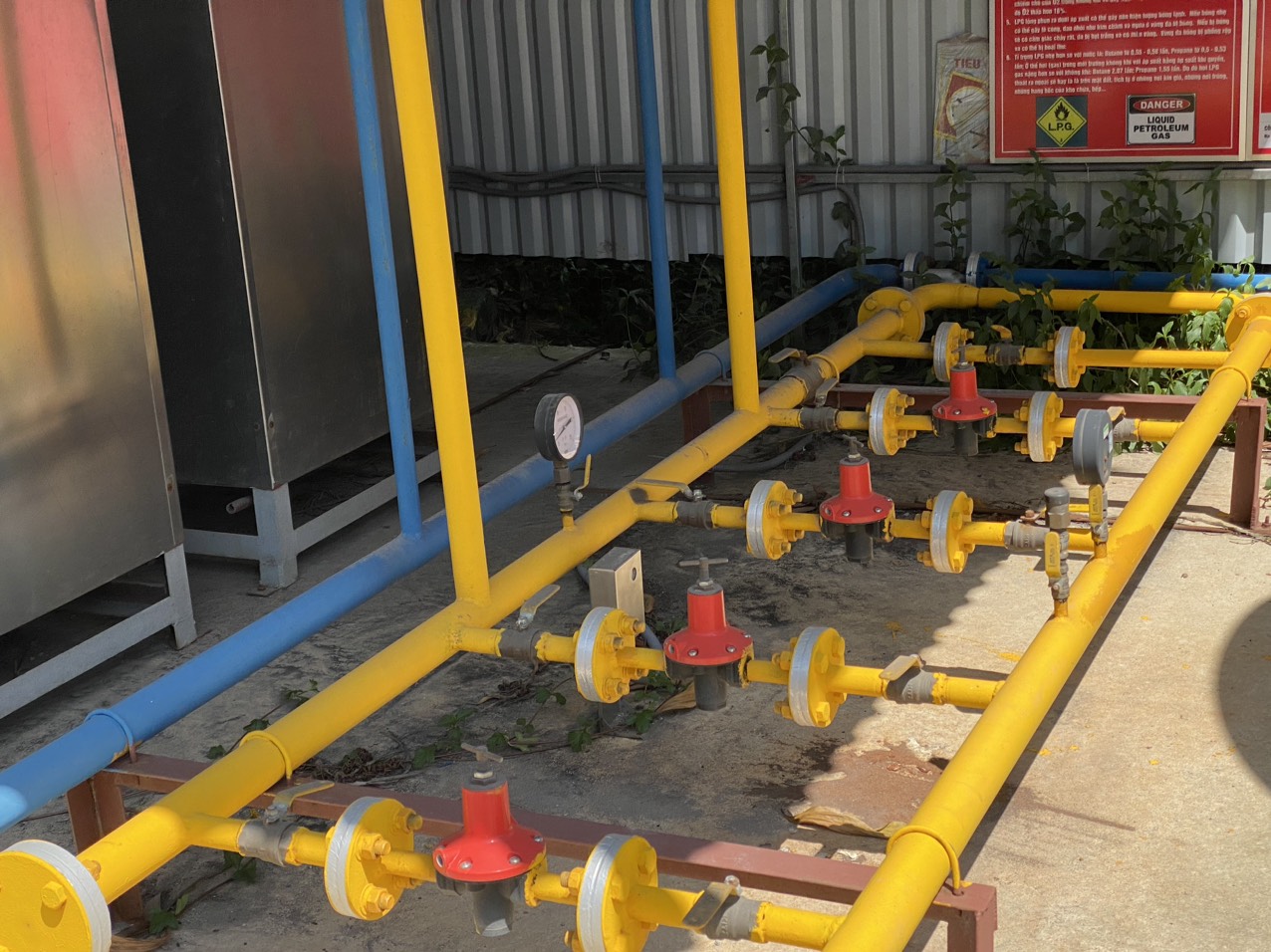 Lắp đặt bồn trạm gas tại Vĩnh Phúc