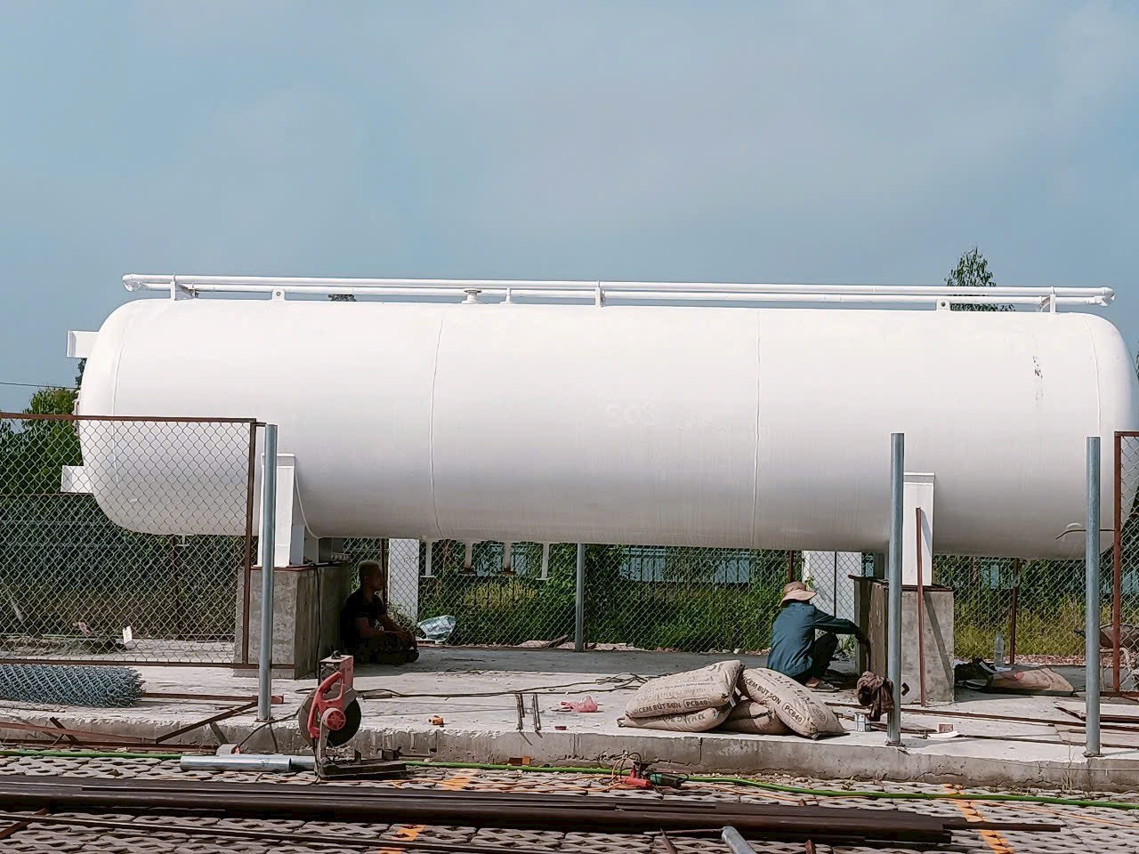 LẮP ĐẶT BỒN TRẠM GAS TẠI CÔNG TY TẬP ĐOÀN VI NATOP VĨNH PHÚC