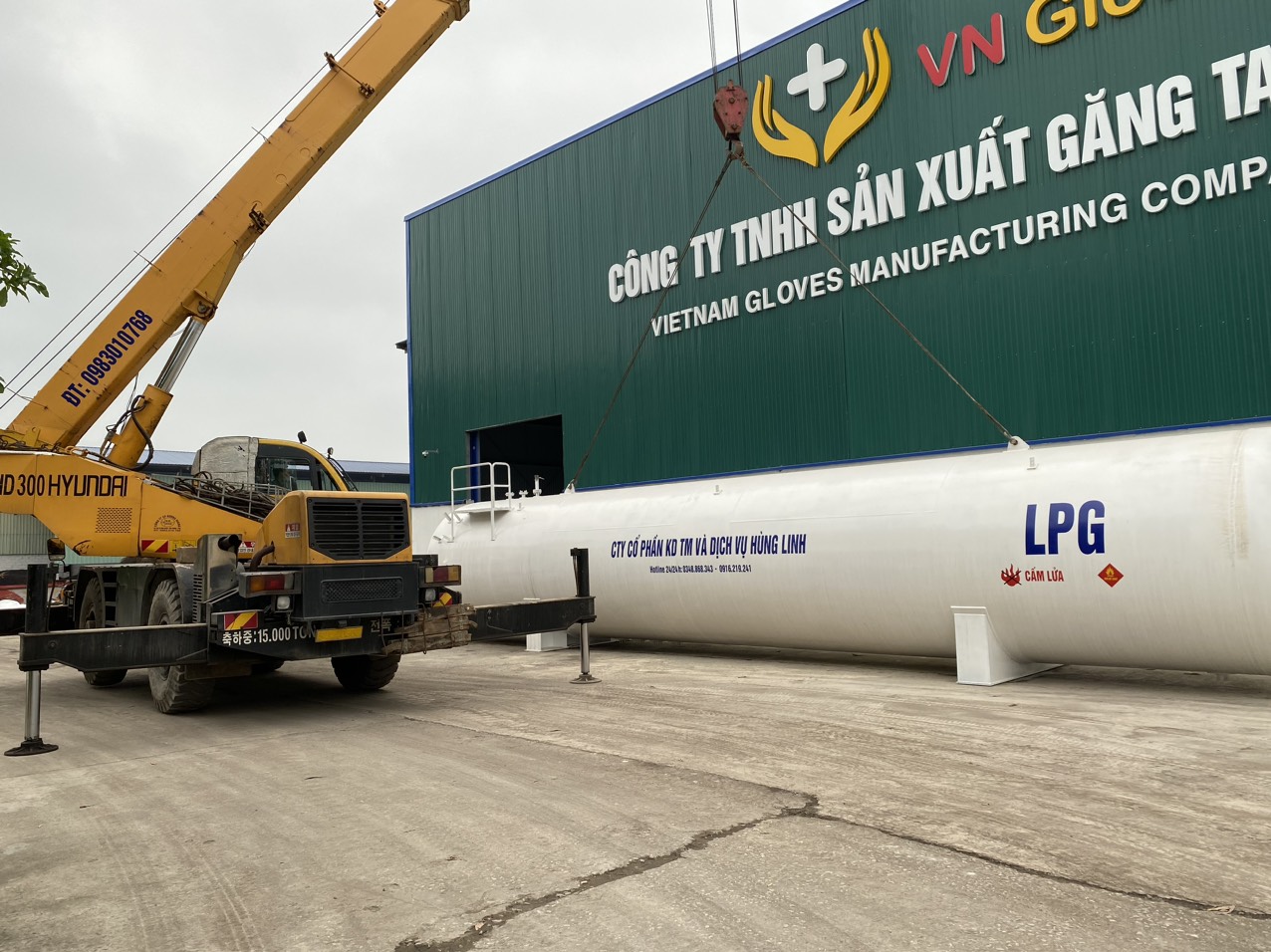 Bồn trạm gas LPG tại Ninh Bình