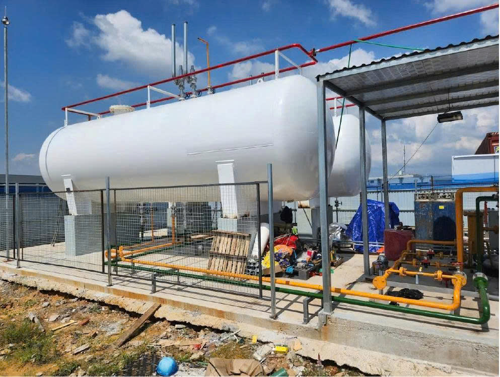 Lắp đặt bồn trạm gas LPG tại KCN VSIP