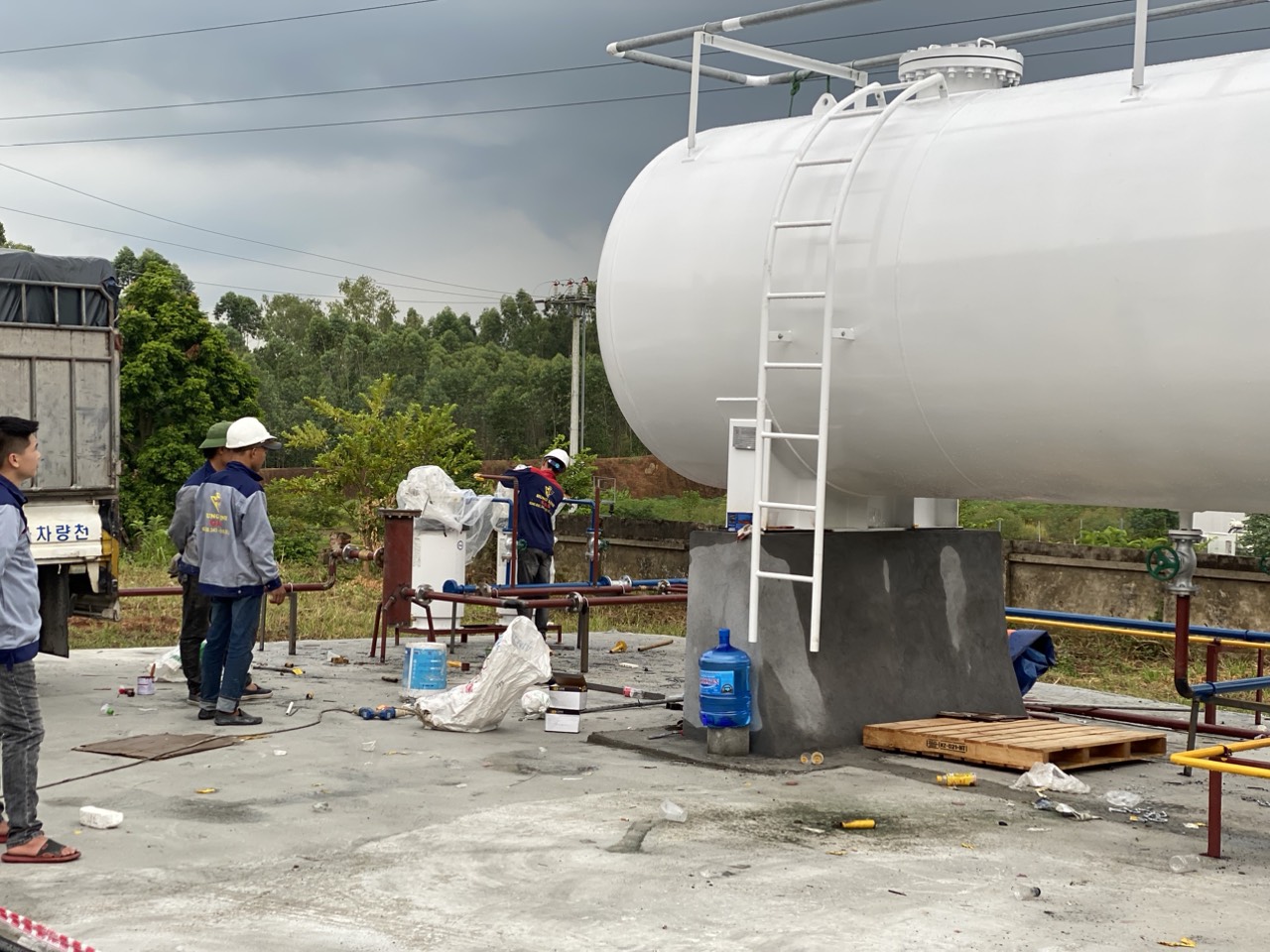 Kiểm tra áp lực và độ rò rỉ LPG