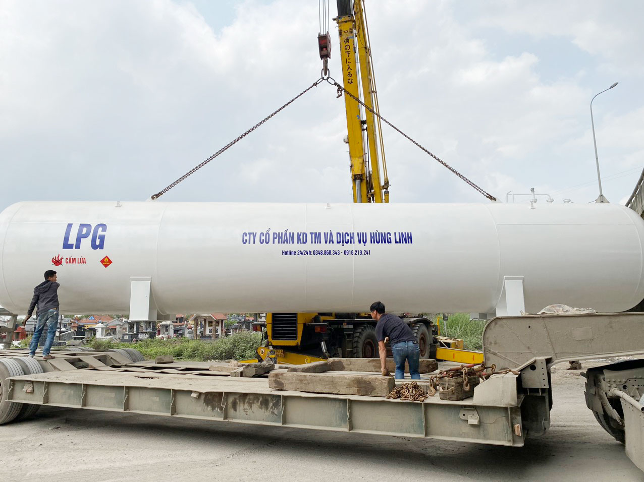 LẮP ĐẶT – THÁO DỠ – DI DỜI BỒN GAS CŨ