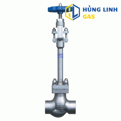 VAN CẦU INOX CẦN DÀI WCSG-1000 DÙNG CHO Ô XY LỎNG, NI TƠ, ARGON, LNG